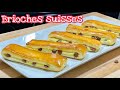 LA RECETTE DES BRIOCHES SUISSES À LA CRÈME PÂTISSIÈRE ET AUX PÉPITES DE CHOCOLAT🍞🍫 Deli cuisine