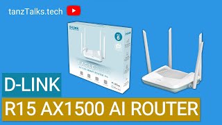D-Link R15 AX1500 AI Router Unboxing with Mesh Support! The Best Router under ₹3000! Setup Extender!