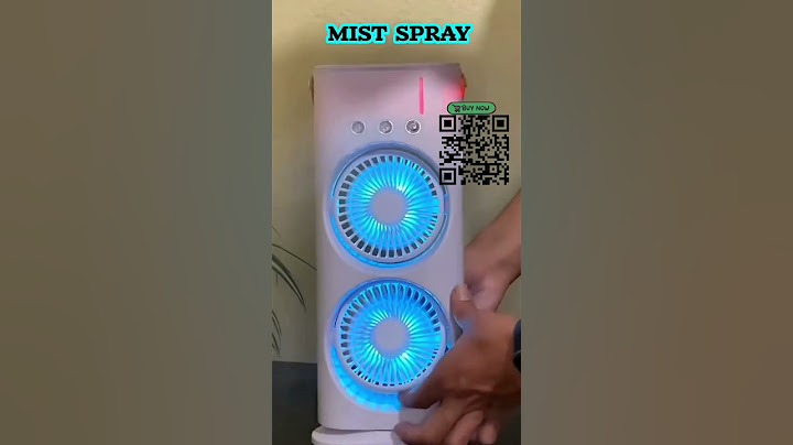 ❄️ Dual Spray Fan | Mini Air Cooler Fan | Best Portable Cooling Fans! 🌬️🔥|  Box Fan #cooler #miniac