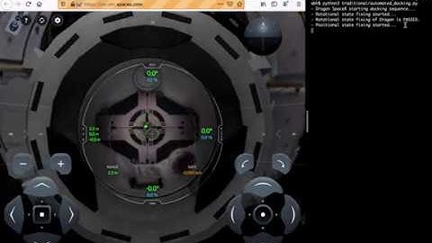 Dragon SpaceX automated docking using Python