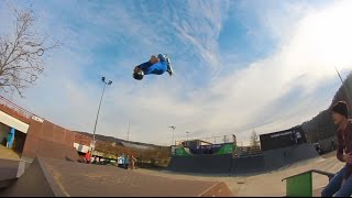 Ryan Meggaiz - Double Backflip Attempt