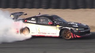 MONSTROUS Nissan 200SX with VR38DETT GT-R Engine - Drift, High Speed Entries & Sound