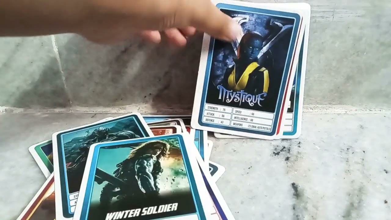 Marvel Trump Cards unboxing 😅 | First videooo