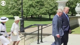 WEB EXTRA President Trump meets Queen