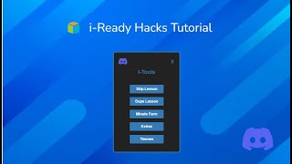 How To Hack i-Ready With I-Tools! (deleted)