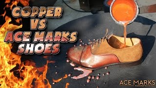 Molten Copper vs Leather Ace Marks Shoes