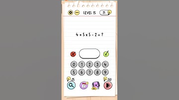 Brain Test – Level 15 Solution | All Answers & Walkthrough #BrainTest #PuzzleGame #Shorts