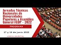 JORNADAS TECNICAS NACIONALES UP 2022