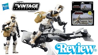 The Vintage Collection Speeder Bike Scout Trooper & Grogu Set