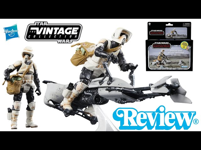 Vaisseau Star Wars Vintage - Speeder Biker Return Of The Jedi - Tri-Logo PBP 1985 - Neuf