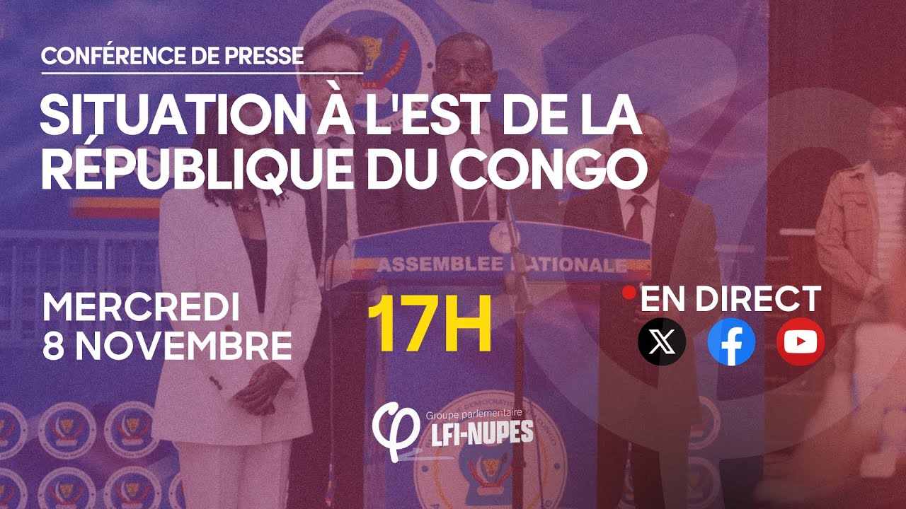 🔴 EN DIRECT | Conférence de presse sur la situation à l’est de la ...