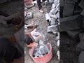 Cara yang cerdas memotong blok batu menggunakan alat sederhana #shorts