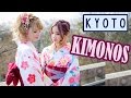 A day in Kyoto wearing Kimonos | KimDao