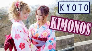 A day in Kyoto wearing Kimonos | KimDao