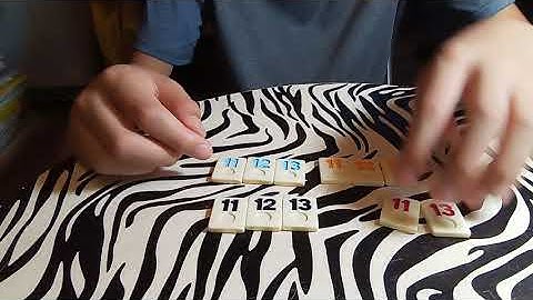 拉密數字牌--進階玩法part 1，3分鐘讓你成為拉密界的高玩