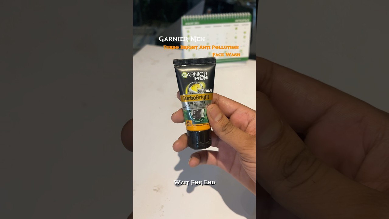Garnier men TurboBright Anti-Pollution face wash review 