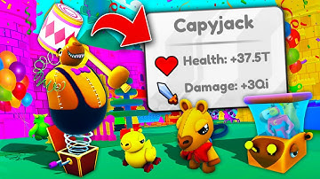 Unlocking MAX LEVEL Capyjack In Capybara Evolution! (Roblox)