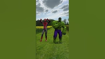 Superheroes And hULK Dancing #Shorts