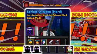 Spring-O-Ween (Hard) 3 UNITS Solo Gameplay | ASTDX Update 9 (Roblox)