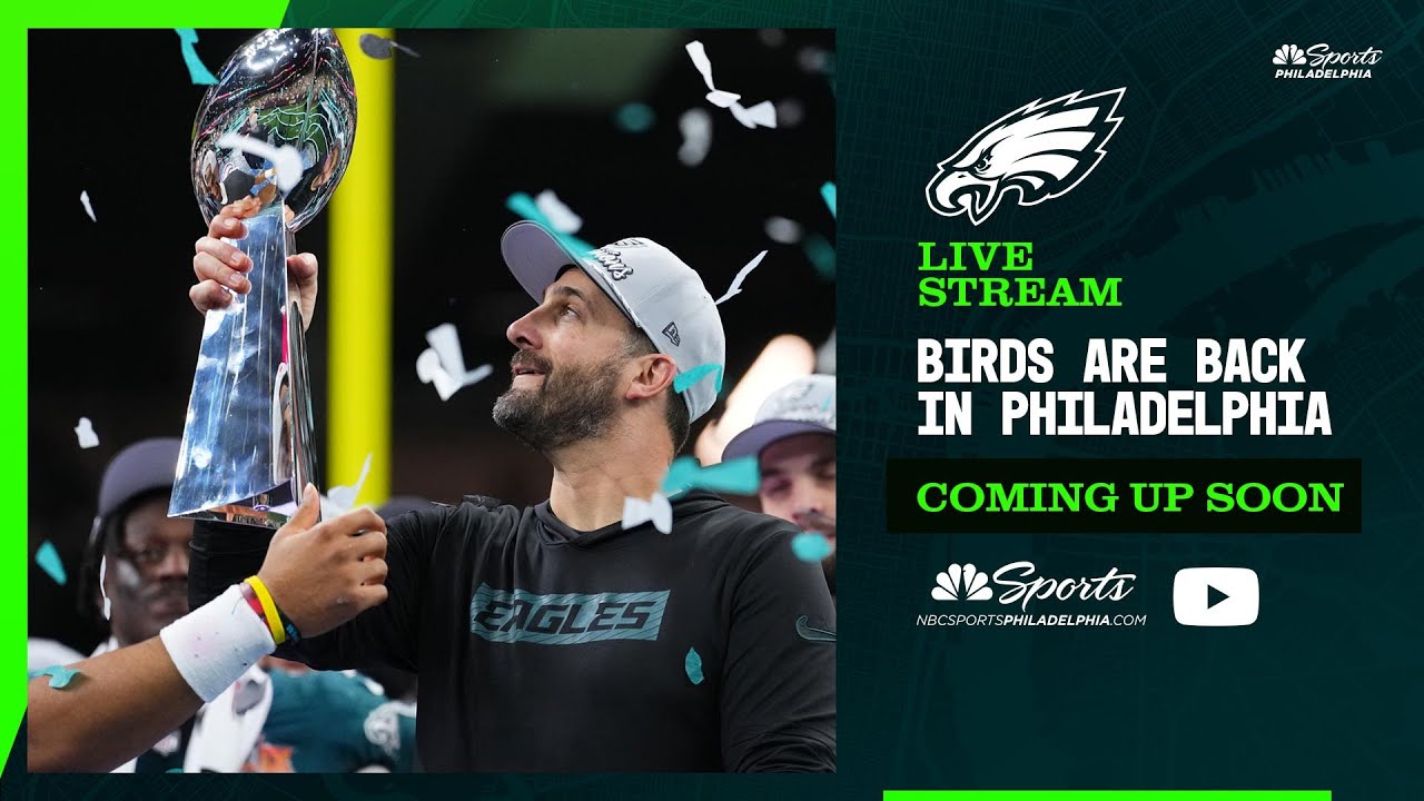 Super Bowl Champion Eagles arrive back in Philadelphia | Today at 4:30 ...