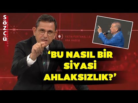 Erdoğan'ın Mitingde İzlettiği Sahte Video Büyük Tepki Çekti! Fatih Portakal O Anlara Tepki Gösterdi