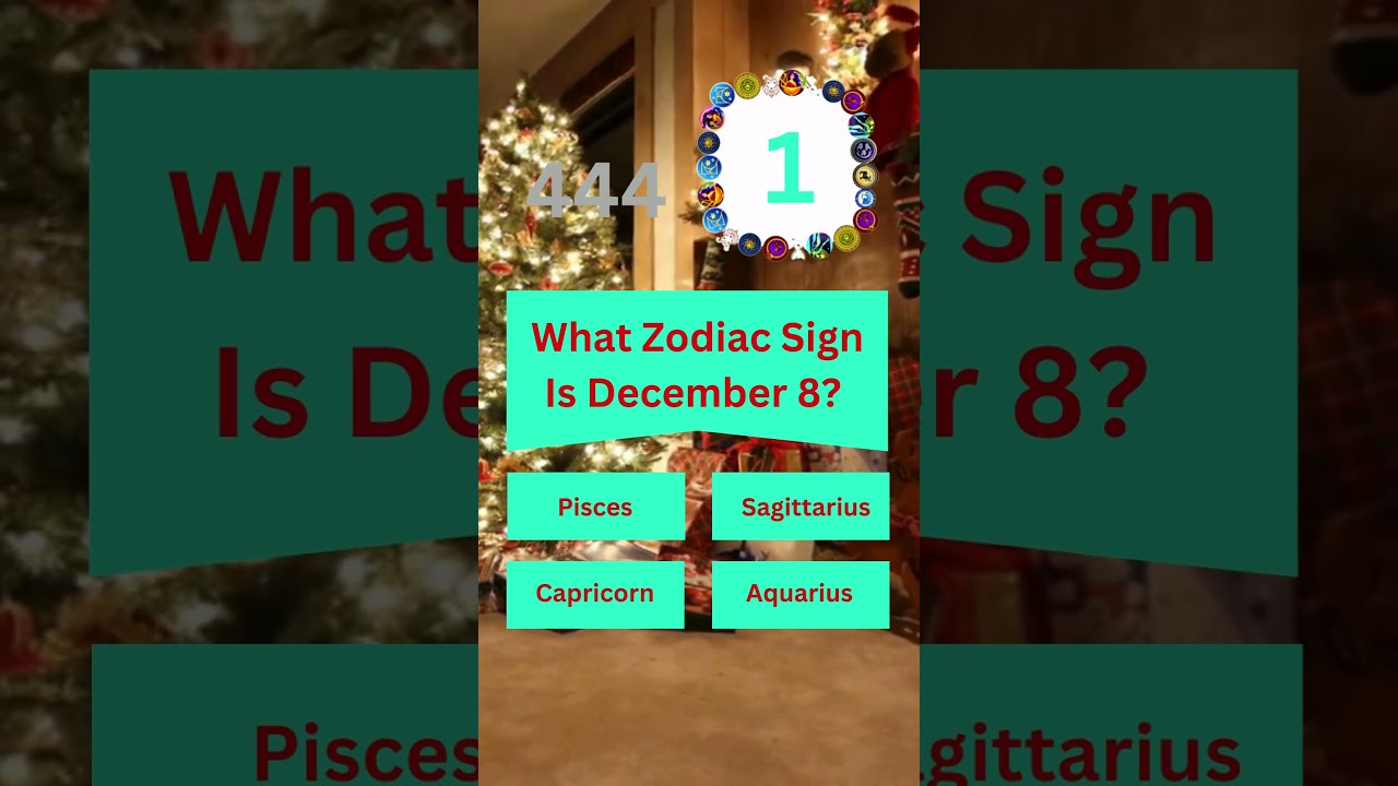 December 8 Zodiac Sign 