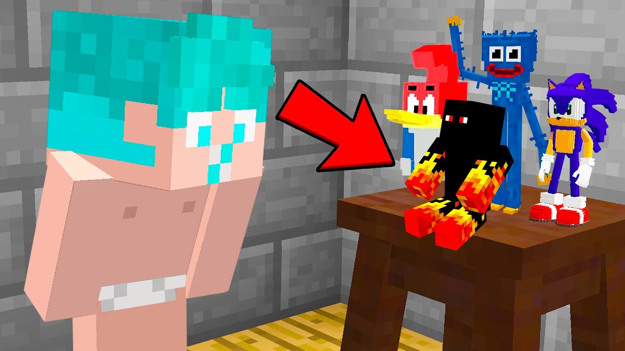 24 Horas Enganando Bebê como Brinquedo no Minecraft!