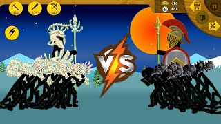 Giant Undead Spearton and Undead Giants vs Giant Classic Spearton and Giants | Stick War Legacy