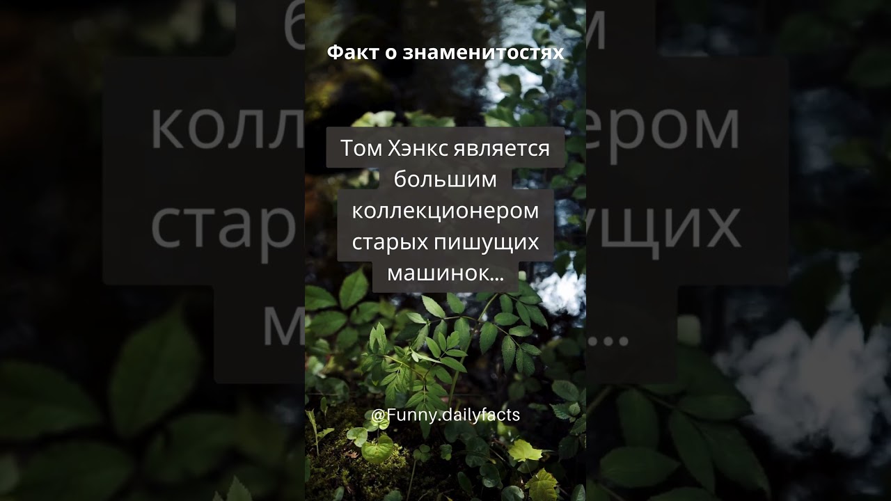 Факты о знаменитостях №5 