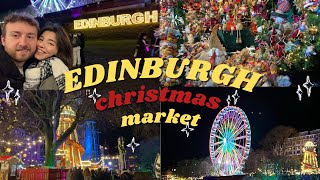 Edinburgh'ta Christmas Market Geziyoruz! (Edinburgh in Christmas) -vlog-
