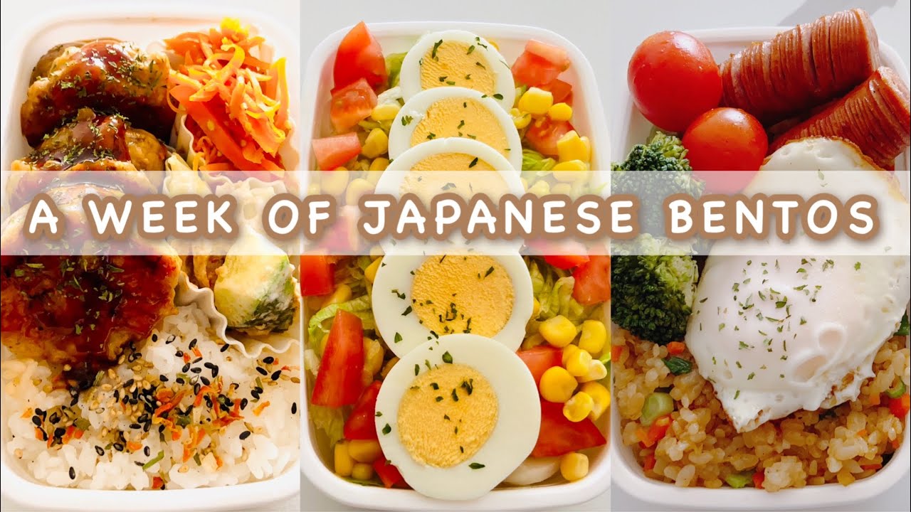 [A WEEK OF JAPANESE BENTOS] Japanese bento box lunch recipes ♪ 2