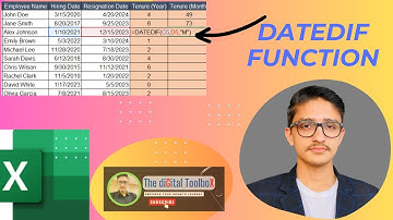 How to use DATEDIF formula in Microsoft Excel | Tips & Tricks: Mastering the DATEDIF function
