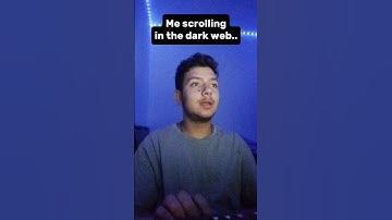 When You Find Yourself On The Dark Web 💀