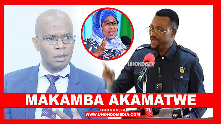 MPINA, "MAKAMBA AKAMATWE, AMEFANYA UBADHIRIFU MKUBWA, NI MPIGAJI/ AMEIHUJUMU SERIKALI"