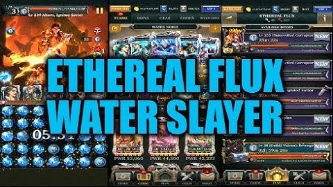 Legendary Game Of Heroes: Ethereal Flux Event Gameplay/Team Testing (Water Slayer)