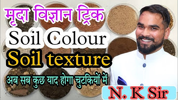 मृदा विज्ञान ट्रिक || Tricks for Soil Science | Soil Colour || Soil Texture ||AAO,AFO,JET,BHU