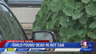 Child found dead in hot car