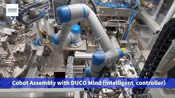 Auto Parts Assembly Cobot with DUCO Mind (intelligent software, controller, camera & other sensors)