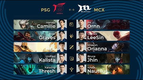 [中文] PSG vs MCX | Grand finals G1 | PCS 夏季聯賽 (2020) | PSG Talon vs Machi Esports