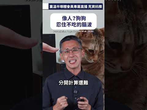像人？狗狗忍住不吃的腦波