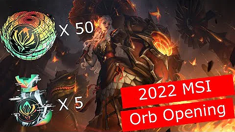 50 MSI 2022 High Noon Orbs $100 Worth of Orbs +5 Grab Bags - League Of Legends