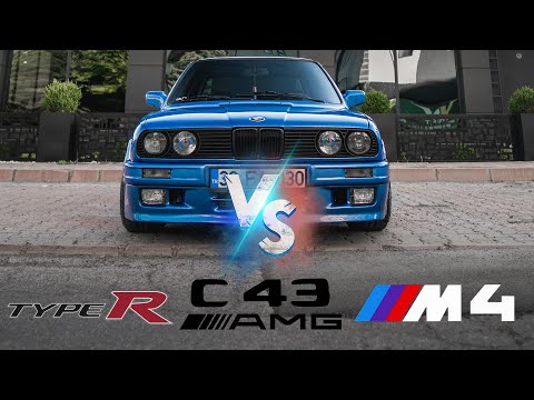 E30 TURBO & TypeR - C43 AMG - F82 M4 ROLLING RACE!