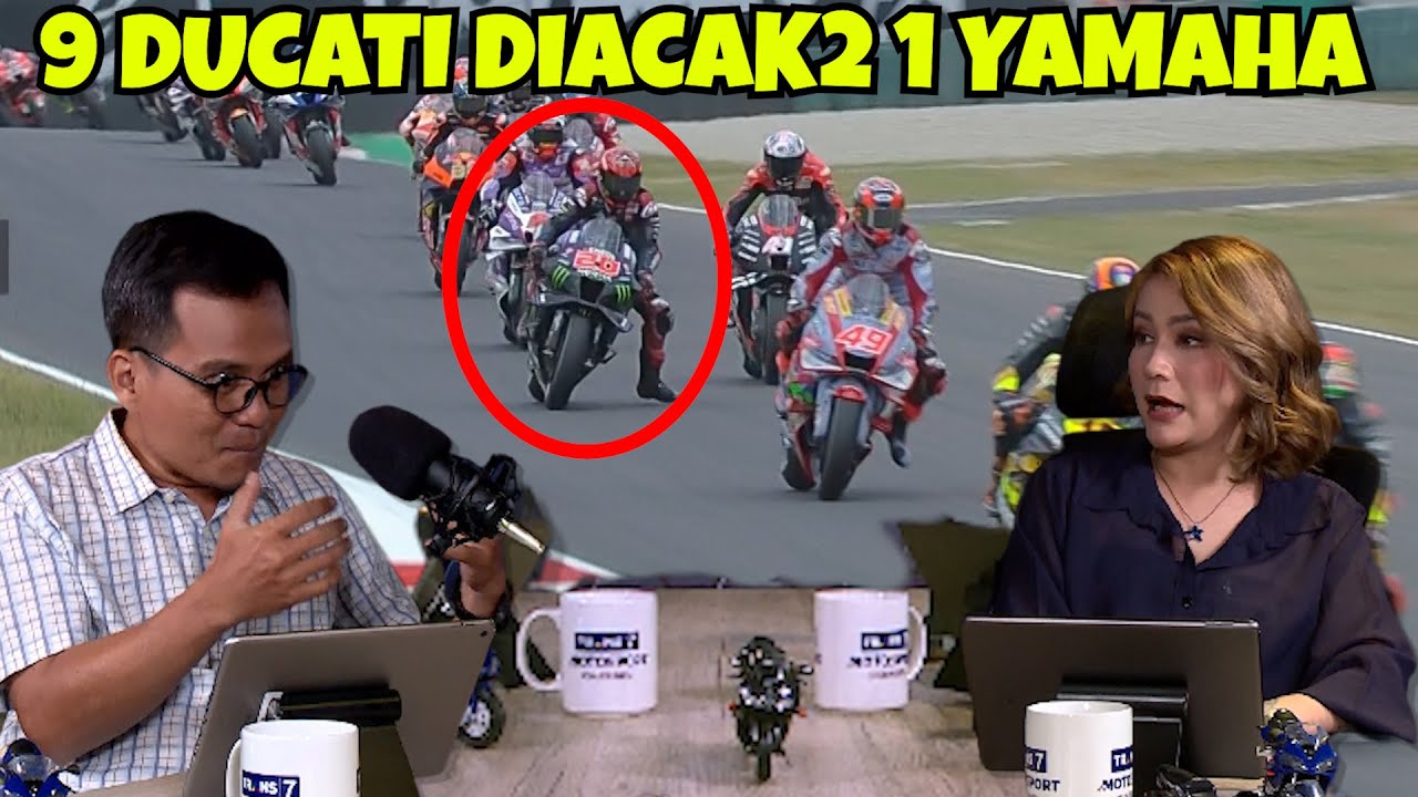 1 Yamaha Acak Acak 9 Ducati ? Kok Bisaaa? | Trans7 Motosport (04/06/22)