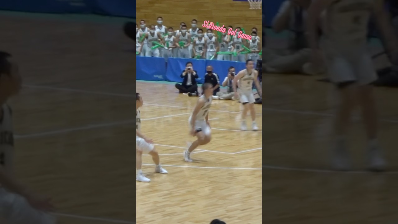 バスケ 福岡第一のディフェンス　#高校バスケ #福岡第一 #ディフェンス #轟 #河村勇輝 #basketball #defense #ballislife