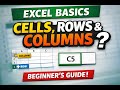 Excel Basics for Beginners | Cells, Rows &amp; Columns Explained (Step-by-Step)