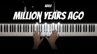Video thumbnail of "Adele - Million Years Ago Piano Cover by Kiamehr"
