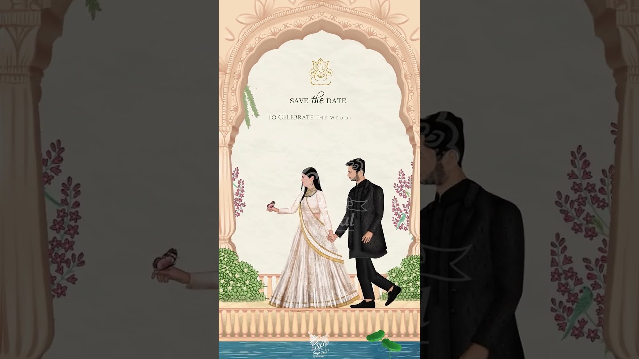 Save the Date 💍✨ | Cinematic Wedding Invitation | Shorts | 9563362986