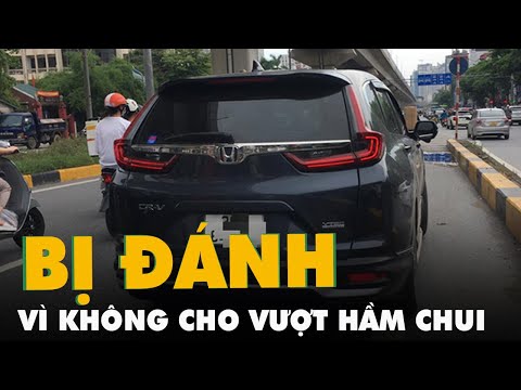 Video Người chạy xe ôm tố bị tài xế ôtô đánh rách môi vì... - youtube