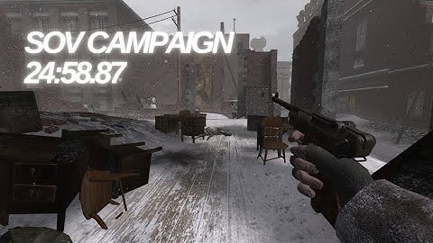CoD 2 - SOV Campaign Ex World Record (24:58.87)