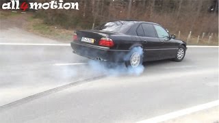 BMW 750i V12 E38 Acceleration Sound 0-100 km/h
